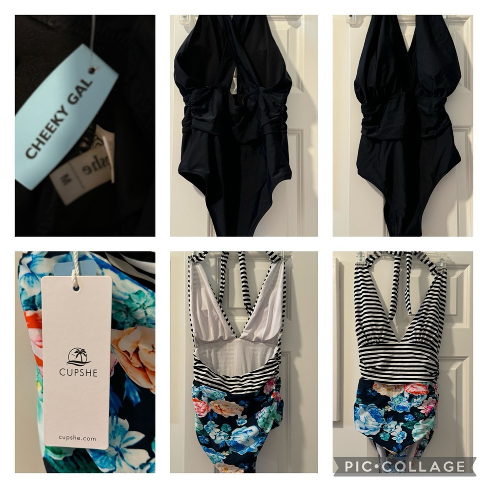 Cupshe one piece bathing suits new never worn